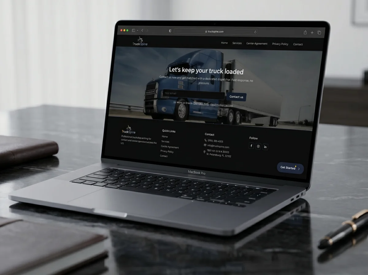 Truck Spine — Rate Tracking Interface